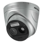 (HikFire) Cámara IP Turret de Detección Térmica de Incendios / Detección de Llamas y Temperaturas Anormales / 4 Megapíxel (Lente Óptico) + 1 Megapíxel (Lente Térmico) / Compatible con Hik-Connect
