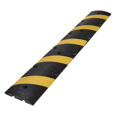 Reductor D / Velocidad / 183cm / 5 lineas amarillas / Hule Reciclado.