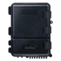 Caja de Distribución de Fibra Óptica para 24 Empalmes, con 8 Acopladores SC/APC Simplex, Exterior IP55, Color Negro