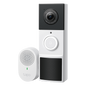 Videoportero Inalámbrico TP-Link Tapo D210 / Resolución 2K 3MP (2304 × 1296px) / Campo de Visión 160° DFOV / Batería 6400mAh Recargable / Detección IA Personas-Vehículos / Visión Nocturna Color /