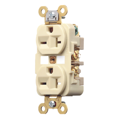 Contacto Dúplex Industrial / 20 A / 250 V / 2 Polos 3 Hilos / NEMA 6-20R / Grado Industrial / Interior Seco