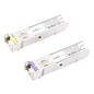 Transceptores Ópticos Bidireccionales SFP (Mini-Gbic) / Monomodo 1490 & 1550 nm / 1.25 Gbps / 1000BASE-BX / Conector LC/UPC Simplex / DDM / Hasta 80 km / 2 Piezas