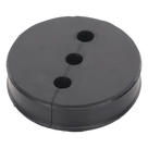 Inserto de Caucho EPDM / 3 Orificios / Cable 3/8 in / Diámetro 85 mm (3.34 in) / Grosor 25.4 mm (1 in) / Hermético