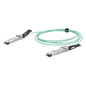 Cable AOC QSFP28 de 100 Gbps a 100 Gbps / Cable de fibra óptica Activo / Longitud: 1 metro