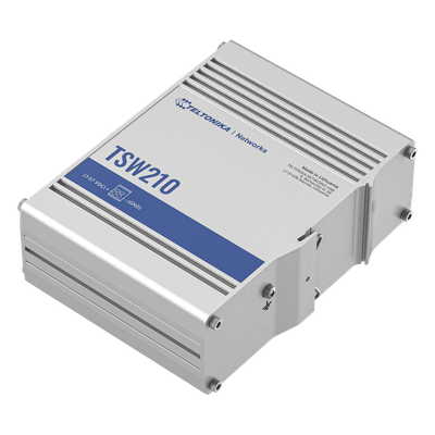 Switch Industrial No-Administrable 8 puertos Gigabit, 2 SFP 1G