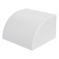 Tapa Final en Color Blanco de PVC Auto Extinguible, Para Canaleta TMK-4577 (5560-02001)