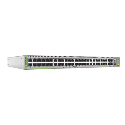 Switch Administrable CentreCOM GS980M, Capa 3 de 48 puertos 10/100/1000Mbps + 4 SFP Gigabit