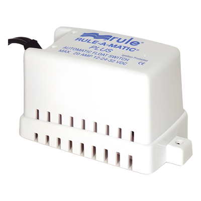 Switch rápido para control de bombas de achique con cubierta para protección de residuos.