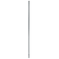 Poste de Esquina para Cerca Eléctrica / Acero Galvanizado en Caliente / 1 m (3.3 ft) / Diámetro 25 mm (1 in) / 5 Aisladores / 0.7 kg