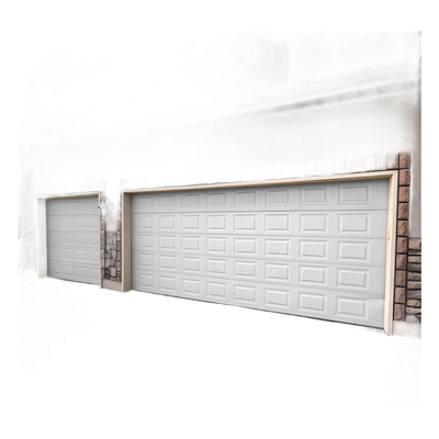 Sección P / Puerta  Garage / Cuadro Corto / Color blanco P / GARAGE147SC / Estilo Americana.