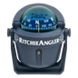 Brújula de Navegación Marítima RitchieAngler RA-91 / Montaje en Bracket / Dial 2 3/4\" (70 mm) / Iluminación Nocturna Verde / DirectiveForce Magnets / Acabado Gris Anti-Reflejo / 100% Reparable