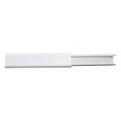 Canaleta de PVC / 12 x 8 mm / 2 m / Autoextinguible / Blanco / -20°C a +85°C