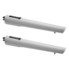 Kit Operadores para Puerta Abatible / Hoja 2.7 m (8.9 ft) / Carga 300 Kg / 20 Ciclos/Hora / 24 VCC / 145 daN / Respaldo de Baterías