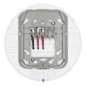 Base audiovisual inalámbrica direccionable para montaje en techo, color blanco, línea SWIFT compatible con paneles Fire-Lite