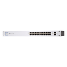 Switch PoE UniFi capa 2 Administrable de 26 puertos Gigabit (24 eth PoE y 2 SFP) 802.3 af/at / Pasivo 24V, 500 Watts, throughput de 38.69 Mpps