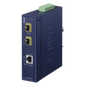Convertidor de Medios Industrial de 1 Puerto Ethernet 10/100/1000 Base-T a 2 Puertos SFP 100/1000/2500 Base-X
