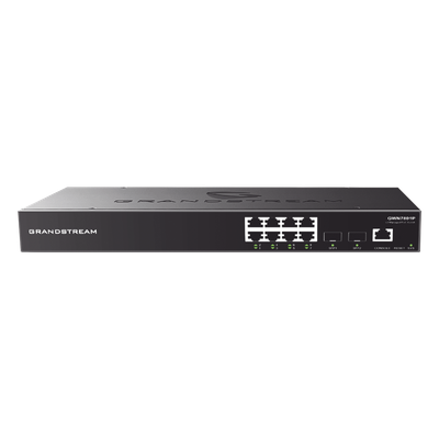 Switch PoE+ Gigabit Administrable / 8 puertos 10/100/1000 Mbps + 2 Puertos SFP Uplink / Hasta 120W / Compatible con GWN Cloud.