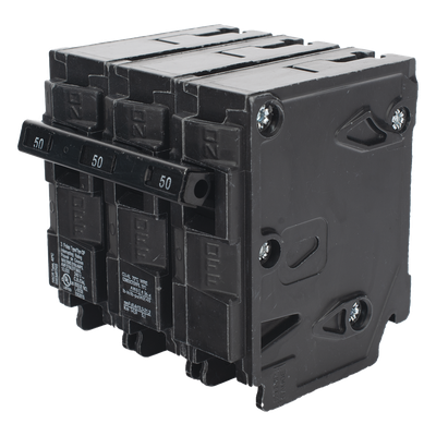 Interruptor automático enchufable tipo QP 3 polos, 50 amp