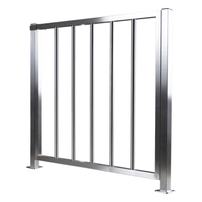 Puerta de Acero Inoxidable de Medio Cuerpo / Paso de 100 Centímetros de Ancho Ideal Para Dar Accesos que no Caben Por su Torniquete / Altura de 90 Centímetros