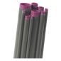 Tubo Conduit rígido de aluminio de  2 1/2\"  (75.06 mm) con recubrimiento de pvc con cople.