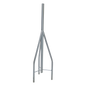 Tramo de remate / copete, tubo industrial 1 1/4\" con tubo central 1 7/8\", galvanizado por electrólisis