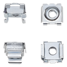 Kit de Tuercas Enjauladas / 10-32 UNC / Acero Plateado / 20 Piezas / Orificios Cuadrados 9 mm / UL 4X