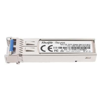 Transceptor Industrial BIDI Monomodo SFP 1G (Lado A), hasta 20 Kilómetros, TX 1310 / RX 1550, soporta Temperaturas de -40° a 85° C