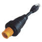 Adaptador Ethernet RJ45 / Conector Redondo Amarillo / Compatible con NSO evo2 y Zeus2