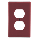 Placa de Pared / Duplex / Policarbonato / 4.63 x 2.88 x 0.25 in / Vertical / UL 94 V2