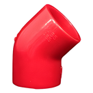 Codo 45° para Tubería de Detección de Humo por Aspiración / CPVC Resistente al Fuego / 3/4 Pulgada / Certificación UL / NFPA 101