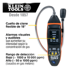 Detector de Fugas de Gas Combustible / 50-10,000 ppm / Sensor Electroquímico / Cuello Flexible 18'' (1.5 ft) / Alarma 85 dB