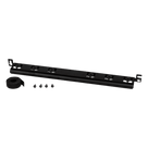 Barra de Alivio de Tensión / 1U / Rack 19\" / 72 Cables / Acero CRS / Color Negro