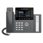 TELÉFONO IP PROFESIONAL DE 12 LÍNEAS / 24 TECLAS DE EXTENSIÓN PROGRAMABLES / WI-FI 6 / POE INTEGRADO / PANTALLA LCD 4.3 PULGADAS / SEGURIDAD DE NIVEL EMPRESARIAL / BLUETOOTH INTEGRADO / COMPATIBLE