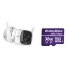 Kit de Cámara IP Wi-Fi / Incluye 1 Pieza Modelo TAPOC310 / 2 Megapixel / Audio Doble Vía / Utiliza la App Tapo / 1 Memoria Micro SD Modelo WD32MSD