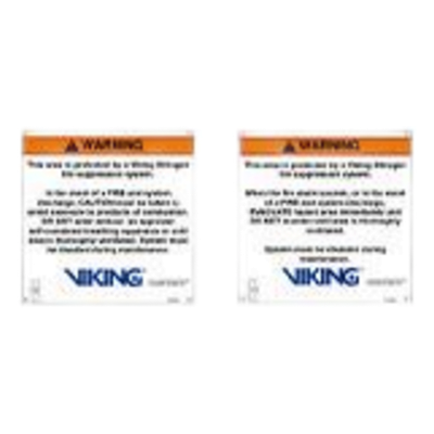 Señalamiento de Advertencia Interior Nitrogeno | Sistemas de Extinción Oxeo