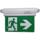 Letrero de Salida con Luz de Emergencia / Borde Iluminado LED / Pictograma Intercambiable 150 mm / Montaje Múltiple / Autonomía 2 Horas / 460 Lúmenes