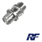 Adaptador de Chasis / Doble N Hembra / Montaje Frontal Doble D Plano / Cuerpo Plateado / Hermético