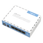 (hAP Lite) 4 Puertos Fast Ethernet y  Wi-Fi 2.4 GHz 802.11 b/g/n