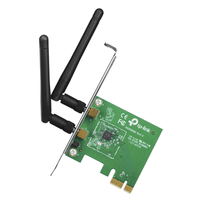 Adaptador Inalámbrico PCI Express N de 300Mbps / Tecnología MIMO / Cifrado WPA/WPA2 / Compatible con Windows