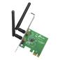 Adaptador Inalámbrico PCI Express N de 300Mbps / Tecnología MIMO / Cifrado WPA/WPA2 / Compatible con Windows