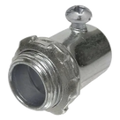 Conector para Pared Delgada / 3/4 in (19 mm) / Acero / Tornillo de Fijación / 1.087 in x 1.47 in