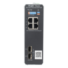 Switch Industrial PoE+ / 4 Puertos Gigabit / 1 PoE++ 60W + 3 PoE+ 30W / 2 SFP Uplink / 12 Gbps / -40°C a 75°C / Protección 6 kV