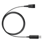 Jabra Link 230 adaptador USB a QD, para diademas BIZ1500, BIZ2300 y BIZ2400  (230-09)