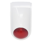 Sirena Estrobo / 110 dB / 12 VCC / Estrobo Rojo Integrado / Interior y Exterior