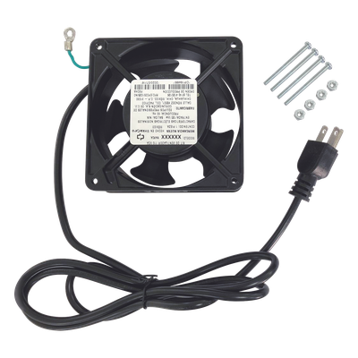 Ventilador 110 Vca de 12 x 12 cm con Cable y Clavija