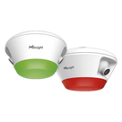 Sensor de Ocupación de Aparcamiento con IA / Doble Lente / 6 Espacios / Precisión 99.9% / Indicador Multicolor / Reconocimiento de Matrícula