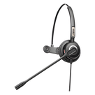 Diadema monoaural con tecnología antishock para teléfonos IP FANVIL y Polycom con micrófono de cancelación de ruido, larga durabilidad