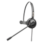 Diadema monoaural con tecnología antishock para teléfonos IP FANVIL y Polycom con micrófono de cancelación de ruido, larga durabilidad