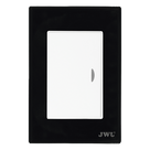 Apagador Sencillo / 10 A / 127 Vca / 60 Hz / Carcasa Negra