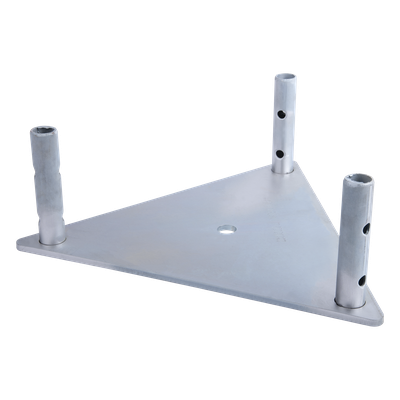 Base Triangular para Tramo STZ45G  Galvanizado por Inmersión en Caliente.